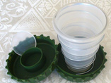 Hard Plastic Shell Fold Cups