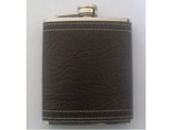 Promotional PU Leather Wrap Hip Flask