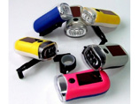 Promotional Crank Flashlight with Mobile Charger