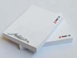 Wholesale printable logo white sticky note pad