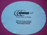 Advertising Oval style Glasses wiping cloth