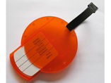 Round Shaped Plastic Luggage Tag