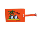 Custom soft pvc durable luggage tags