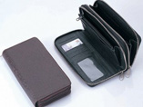 Metal Zipper Travel Wallet