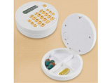 Pill Box Calculator with Time Clock