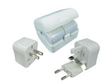Universal travel adapter with box package