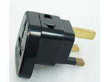 UK travel adapter with safety shutter