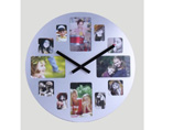 Aluminium Photo Frame Wall Clock