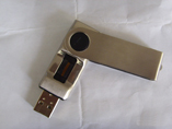 Metal fingerprint USB flash memory