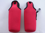 Neoprene water bottle holder with carabiner