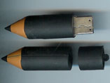 Custom PVC pencil shape USB stick 2.0