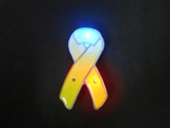 Flashing Light Button Badges