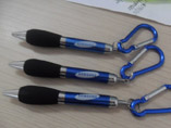 Carabiner Pen With Soft sponge Grip