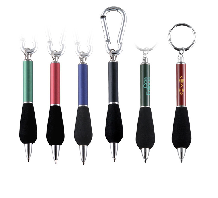 Advertising branding carabiner ball pen