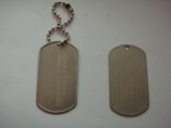 Cheap anodized aluminum dog tag