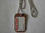 Promotional luggage tag dog tag