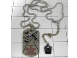 Custom stainless steel necklace dog tag