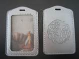 Wholesale Cheap PU Silvery Card Holder