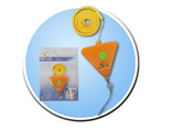 Promotional Triangle Personal Alarm with Lanyard