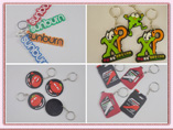 Soft PVC Fridge Magnets Keyring