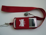 Promotional Polyester Lanyard with Phone Holder