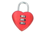 Heart shape Number Pad Lock