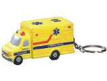 Custom Shape Truck PU Stress Relievers Keychain