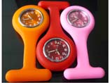 High Quality Waterproof Silicon FOB Nurse Pin Watch