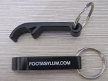 Fashion Black Bottle Opener Keychains