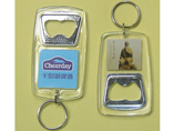 Acrylic Bottle Opener With Keychain