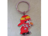 Cartoon Character Design Metal Key Ring