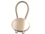 Zinc Alloy Oval Shape Metal Keyrings