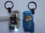 Fashion PVC Key Chain With LED Light