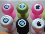 Colorful Silicone Phone Holder With Doming Logo