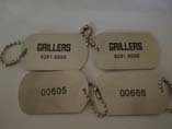 Printed Military Dog ID Tag