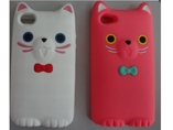 Hot Sell Lovely Cartoon Silicone Soft Iphone4/4S Ca