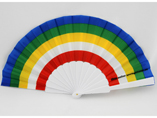 Fabulous Plastic Handle Folding Hand Fan