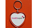 Lovely Heart Shape Acrylic Keychains