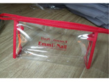 Printed Transparent Small PVC Bag With Zipper