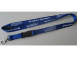 Polyester Lanyards With Silk Screen Printing Logo For Promotion
