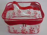 Promotional Transparent PVC Bag With Zipper And Handle