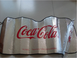 Aluminum Foil Rear Car Sunshades With Logo For Promotion