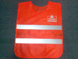 Orange High Visibility Reflective Security Vest