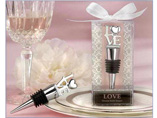 Custom Delicate Wedding Gift Wine Stopper For Promotion