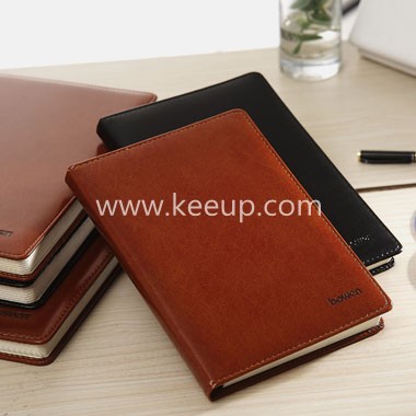 Business agenda leather notebook