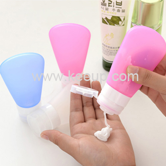 Best logo imprinted Product Silicone packing bottle for Traveling