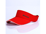 Custom sun block sweat-absorbent sun visor cap