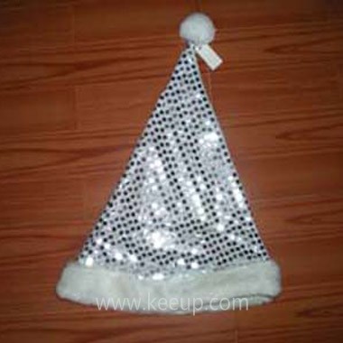 Christmas Santa Sequin Hat
