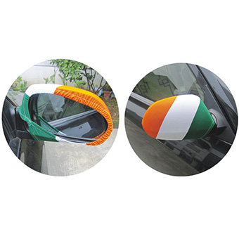 Wholesale custom elastic car mirror flag cover