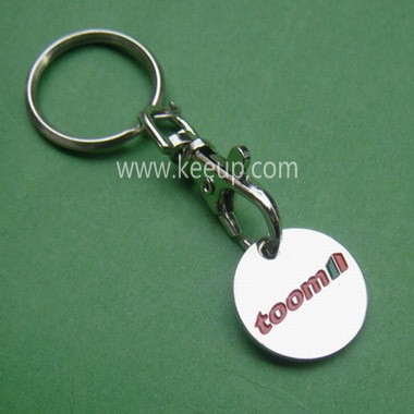 Hot Sale Cheap Trolley Coin Keyring